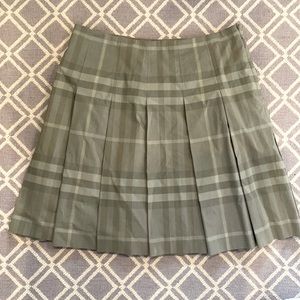 Burberry Pleated Skirt